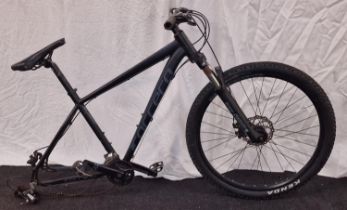 A black/grey Vengance Carrerra bike. (34)