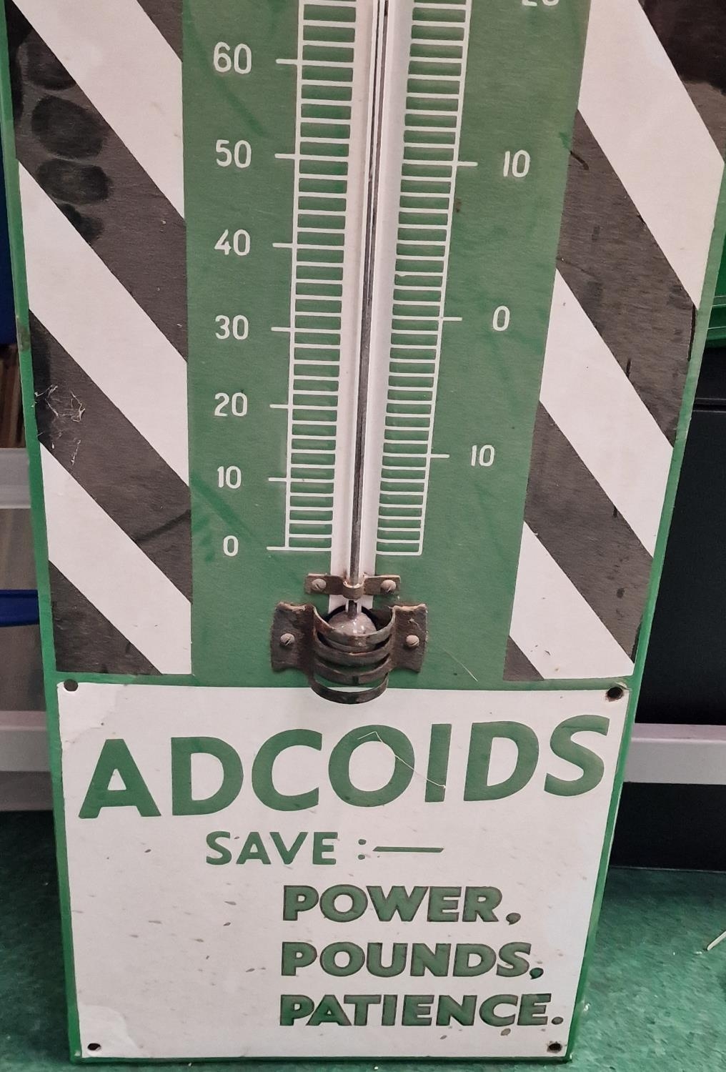 Enamel Duckhams Thermometer Adcoids. Nice condition - Image 3 of 4