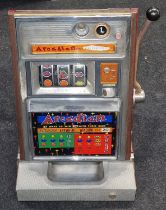 Aristocrat arcadian slot machine on 1p coin.