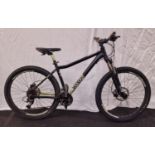 Voodoo Bantu black mountain bike 17" frame size 28" wheel size 27 gears.