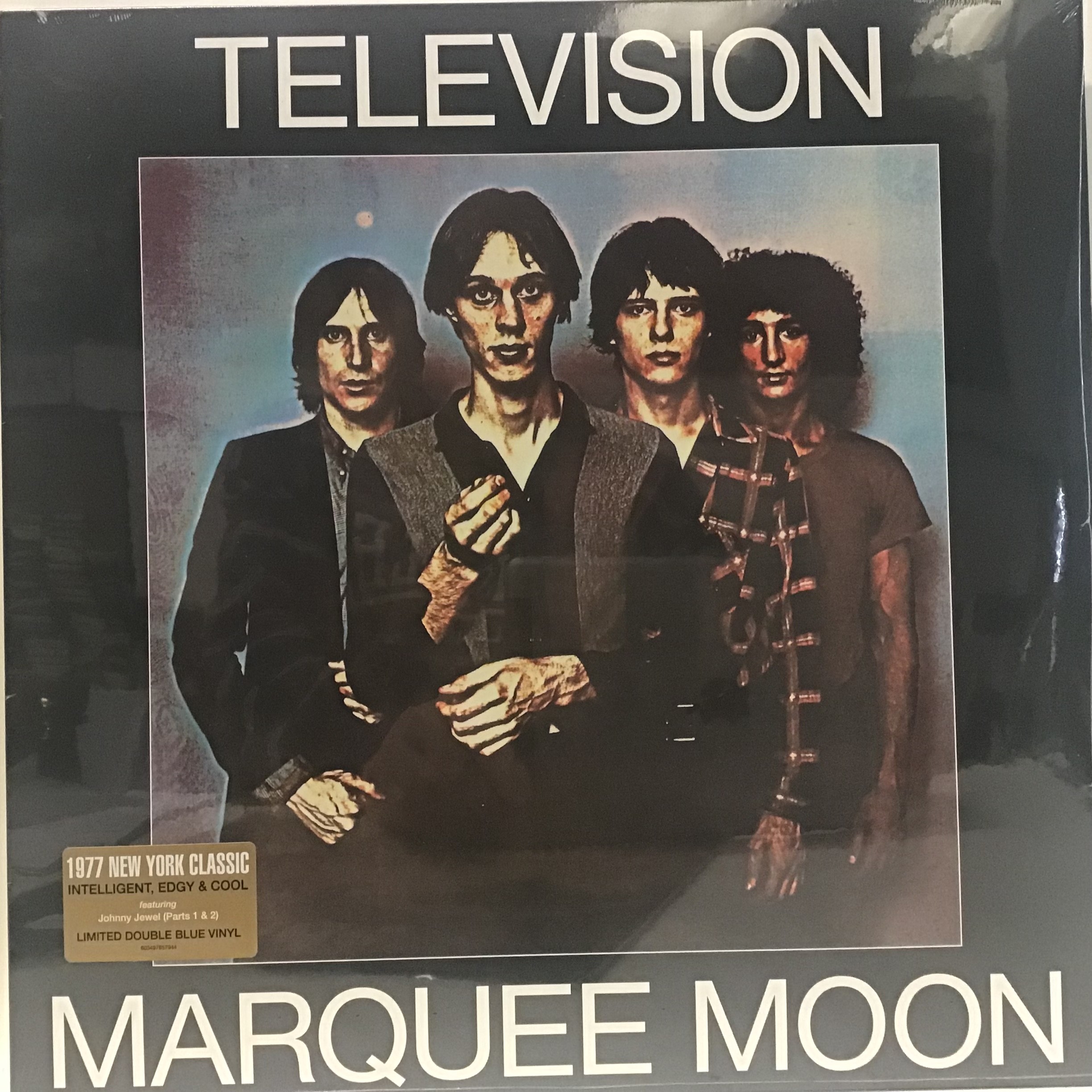 TELEVISION ‘MARQUEE MOON’ DOUBLE BLUE VINYL ALBUM. This edition is from 2018 and found on this
