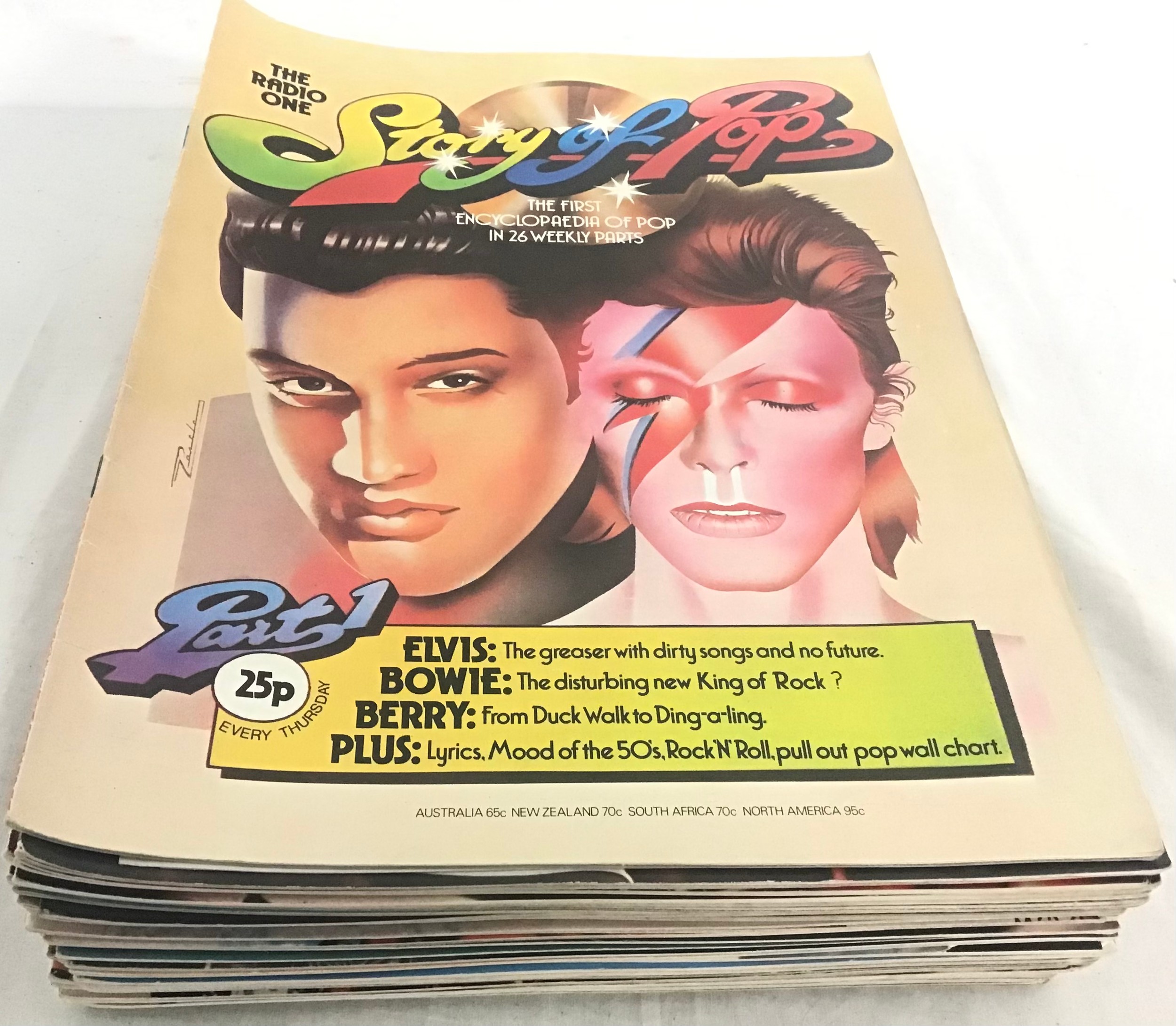 COLLECTION OF ‘STORY OF POP’ MAGAZINES. This is a collection of 1 - 40 magazines but unfortunately