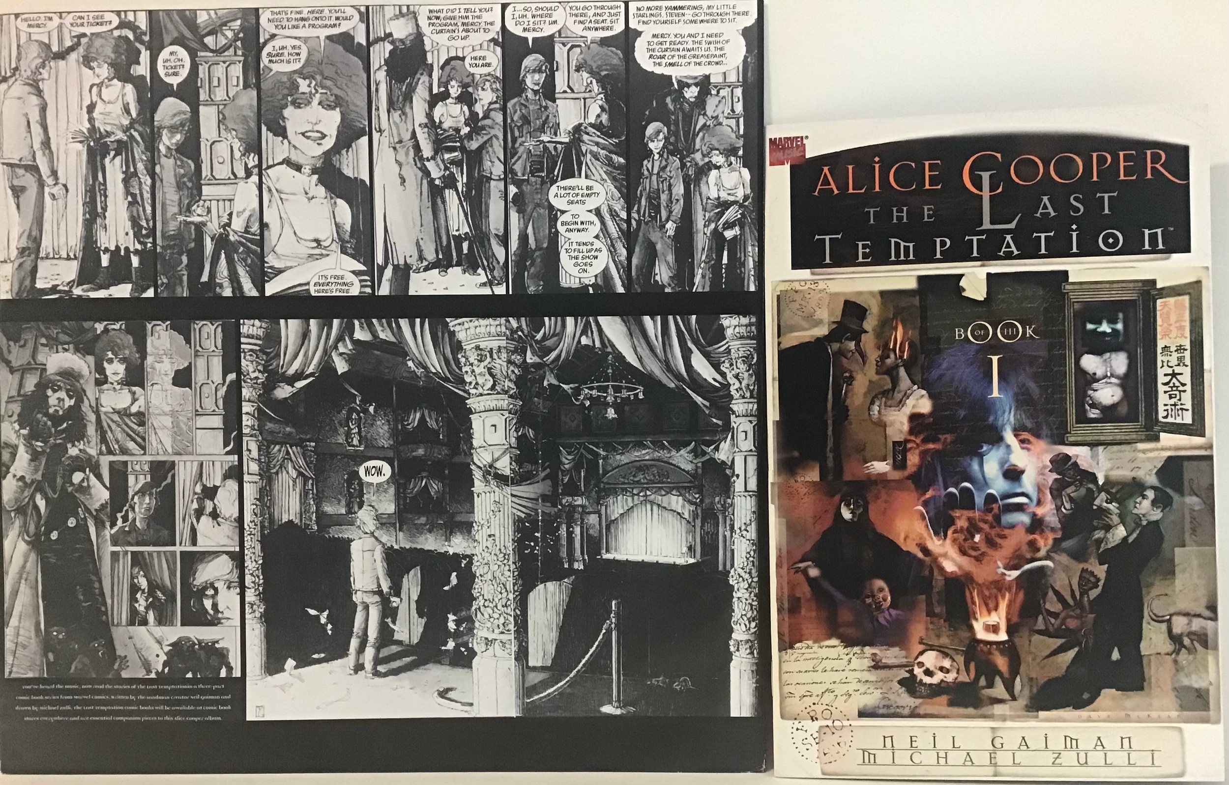 ALICE COOPER 'THE LAST TEMPTATION' BRAND NEW VINYL LP + COMIC BOOK. This is an unplayed album on - Image 3 of 3