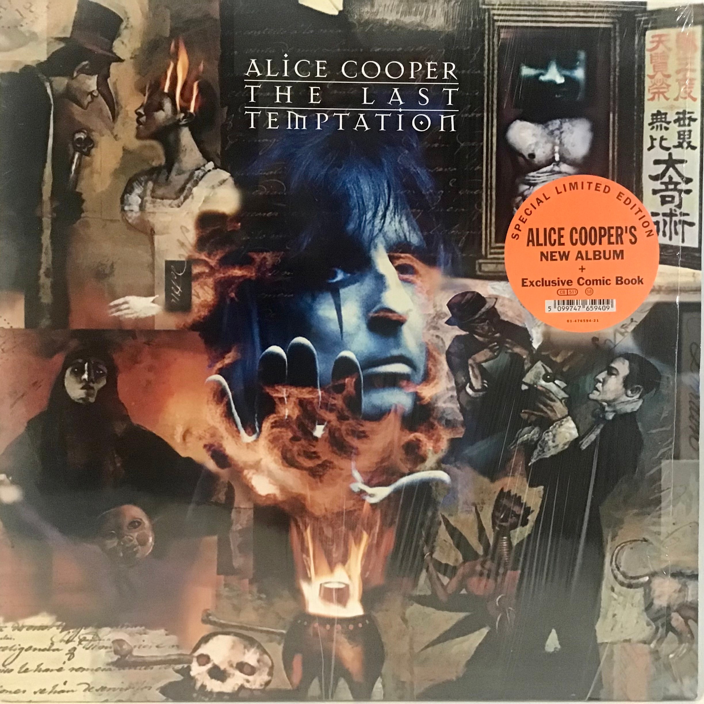 ALICE COOPER 'THE LAST TEMPTATION' BRAND NEW VINYL LP + COMIC BOOK. This is an unplayed album on