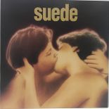 SUEDE SELF-TITLED 180g REISSUE GOLD VINYL LP. This copy came out in 2017 and is in Ex condition