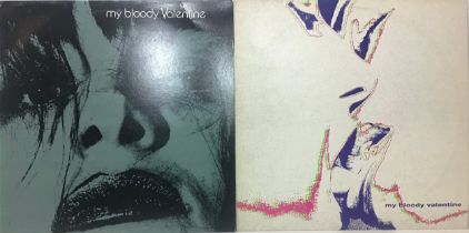 MY BLOODY VALENTINE VINYL 12” SINGLES. Copies here include a 12” single on Creation Records ‘Feel Me