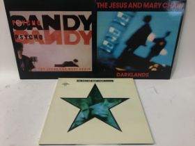 JESUS AND MARY CHAIN ALBUMS X 3. Titles here are - Automatic - Darklands and Psychocandy. All albums