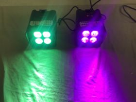 SMART BAT PRO LIGHTS. Here we have 2 lighting units complete with a remote control for both that run