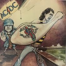 AC/DC - ‘DIRTY DEEDS DONE DIRT CHEAP’ AUSTRALIAN VINYL ALBUM. Here on the Albert Label No. APLP-