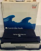 CAMBRIDGE AUDIO HIFI SEPERATES X 2. We have here a Azur 540D DVD player followed by a boxed Azur