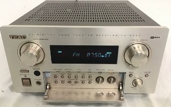 TEAC AV HOME DIGITAL RECEIVER. This is model No. AG-H550 and powers on when plugged in.