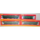 Hornby OO Gauge BR Maunsell Coaches inc.R4304c, R4305A, R4306E and R4320B. All boxed