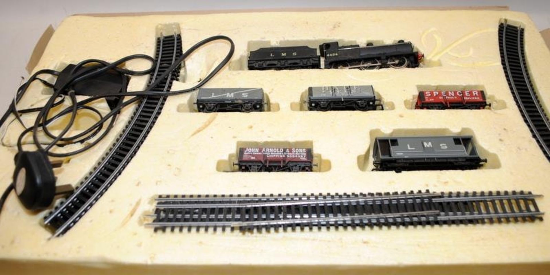 Airfix OO gauge Euston to Manchester Circa 1936 train set. Boxed, lid very tatty - Image 2 of 2