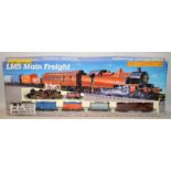 Hornby OO Gauge LMS Main Freight Electric Train Set R886. Storage wear to box. Appears complete