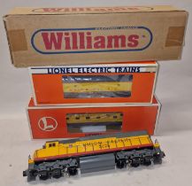 Williams by Bachmann O gauge Union Pacific 3626 locomotive together with Lionel Union Pacific Duplex