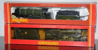 OO Gauge Hornby R322 BR 2-8-0 Loco Class 8F c/w Hornby R683 SR4-4-0 Schools Class V Repton. Both