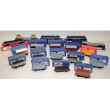 A collection of vintage Hornby Dublo wagons, all boxed. 17 items in Lot