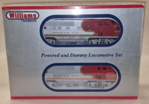 Williams by Bachmann O gauge F-3 AA twin Santa FE double Locomotive set new in box