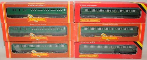 Hornby OO Gauge BR Southern Region Rolling Stock R431 x 2, R437 x 2 and R438 x 2. All boxed, some