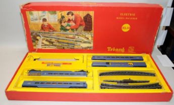 Vintage Tri-ang Railways set RS14. Missing diesel and a couple of pieces of straight track. What