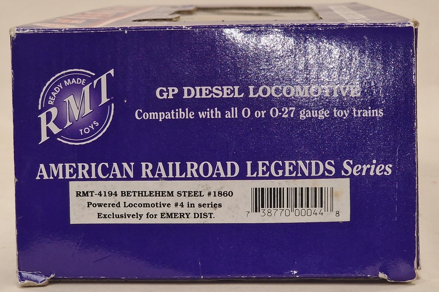 RMT 4191 "Bethlehem Steele 1860 " O gauge Diesel Locomotive appears unused in box - Image 2 of 2