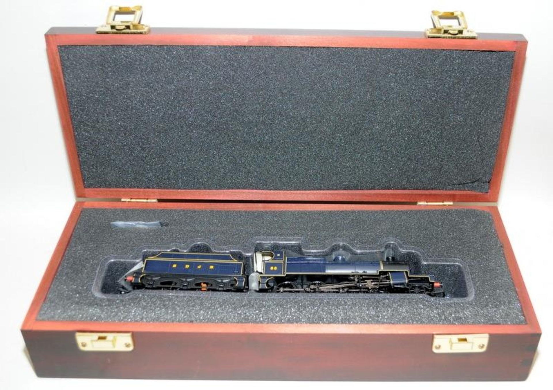 Limited Edition OO Gauge Bachmann Class 7F Fowler S&DJR Locomotive in wooden presentation box. #