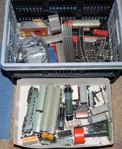 A good selection of vintage Hornby OO Gauge track, locomotives, rolling stock and buildings from a
