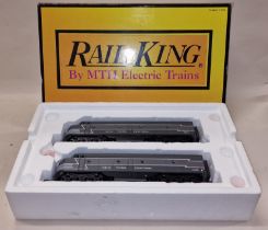 MTH Premier "Rail King" E-8 AA Diesel set New York Central item 30-2140-1 boxed as new operating