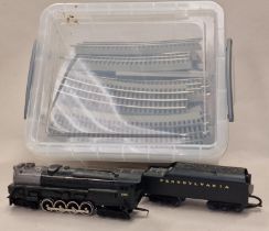 MTH O gauge Pennsylvania PRR 6200 6-8-6 Steam Locomotive and Tender with sound and a quantity of