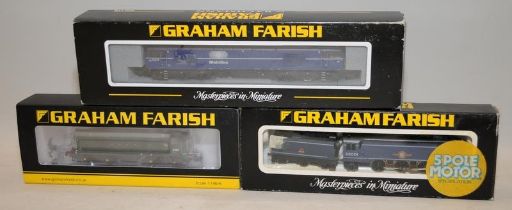 Graham Farish N Gauge 371-351 Class 60 Diesel Mainline Blue, 371-038 Class 20 BR Green and 1507