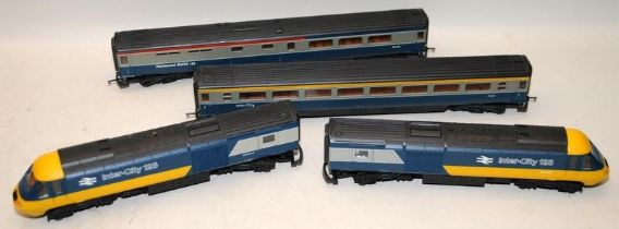 Hornby OO Gauge Intercity 125 Locomotives and carriages. Unboxed.