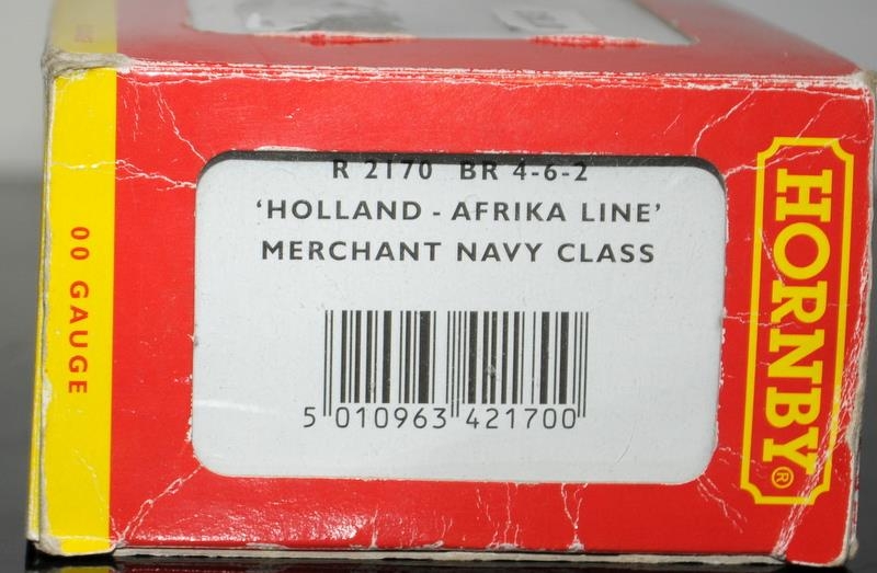 OO Gauge Hornby R2170 Holland-Afrika Line Merchant Navy Class. Boxed - Image 2 of 2