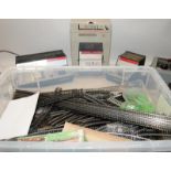 A quantity of OO gauge tack c/w control and slave units and an HO gauge Piko Locomotive