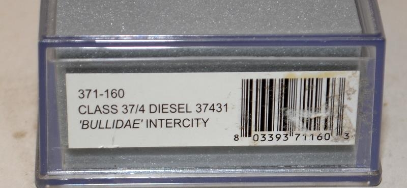 Graham Farish N gauge 371-160 Class 37/4 Diesel Bullidae Intercity c/w 8004 47 Diesel Brunel BR - Image 3 of 5