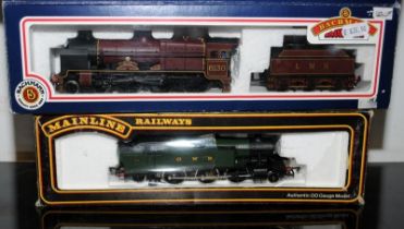 OO Gauge Bachmann Parallel Boiler Scot 6130 ref:31-279 c/w Mainline Railways 6100 Class 2-6-2 (