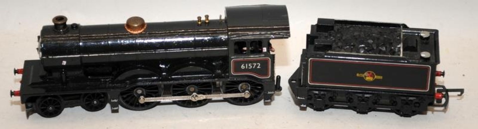 2 x OO Gauge Steam Locomotives with tenders in BR Black, 61572 and 46205 Princess Victoria - Image 3 of 3