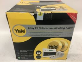 Yale easy fit telecommunication alarm found here boxed.