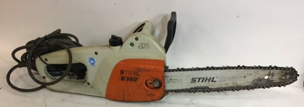 Stihl Electric chainsaw Model No. E140.
