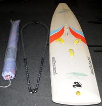 Fun 6 Sailboard complete with sails and Boom requires mast