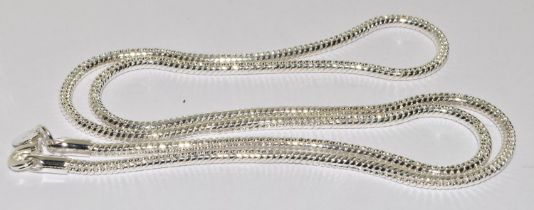 925 silver snake chain, 24", 26.5g