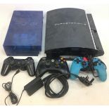 Sony PlayStations 2 and 3 complete with a power supply and 3 hand held controllers.