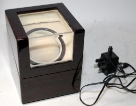 Single head Chiyoda automatic watch winder. Mains or battery operated