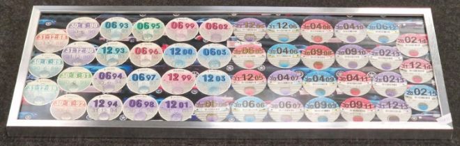 old car tax disc display, collectors item.