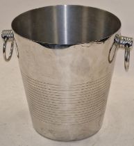 Vintage aluminum ice bucket