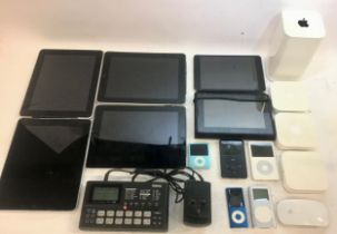 Bundle of electricals to include Apple iPads - iPods - airports - Blackberry - Yamaha Rhythm