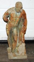 Garden statue of a Greek God 65cm tall