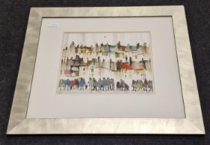 Sue Howells original water colour "The One That Got Away" signed 60x55cm