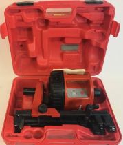 Hilti PR 16 Outdoor Rotating Laser found here in it’s carry case with instruction booklet.