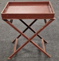 Mahogany Butlers tray and stand