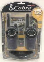 Factory sealed Walkie talkies made by Cobra. Model MT975-2VPUK